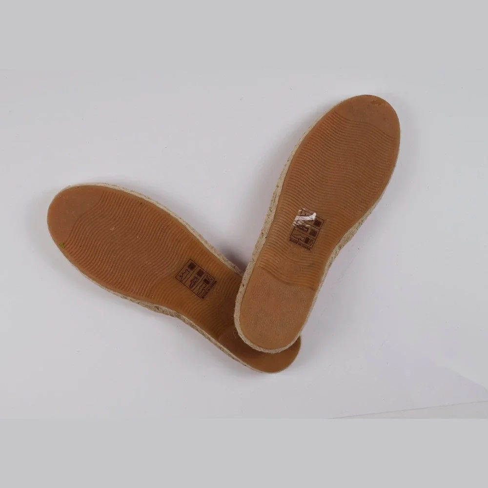 Soludos Dali Espadrille Rioja Red Canvas Slip On Flats 11 NWT